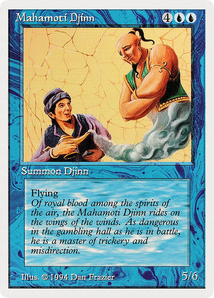 Mahamoti Djinn — Summer Magic / Edgar — Magic: The Gathering