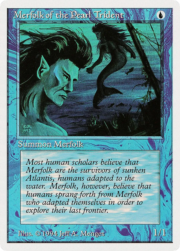 Merfolk of the Pearl Trident — Summer Magic / Edgar — Magic: The Gathering