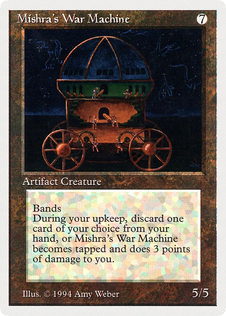 Mishra's War Machine — Summer Magic / Edgar — Magic: The Gathering