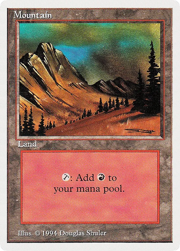 Mountain — Summer Magic / Edgar — Magic: The Gathering