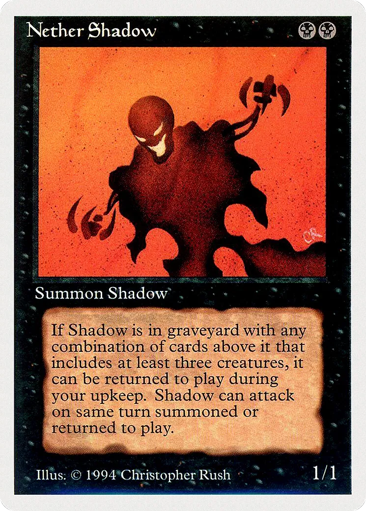 Nether Shadow — Summer Magic / Edgar — Magic: The Gathering