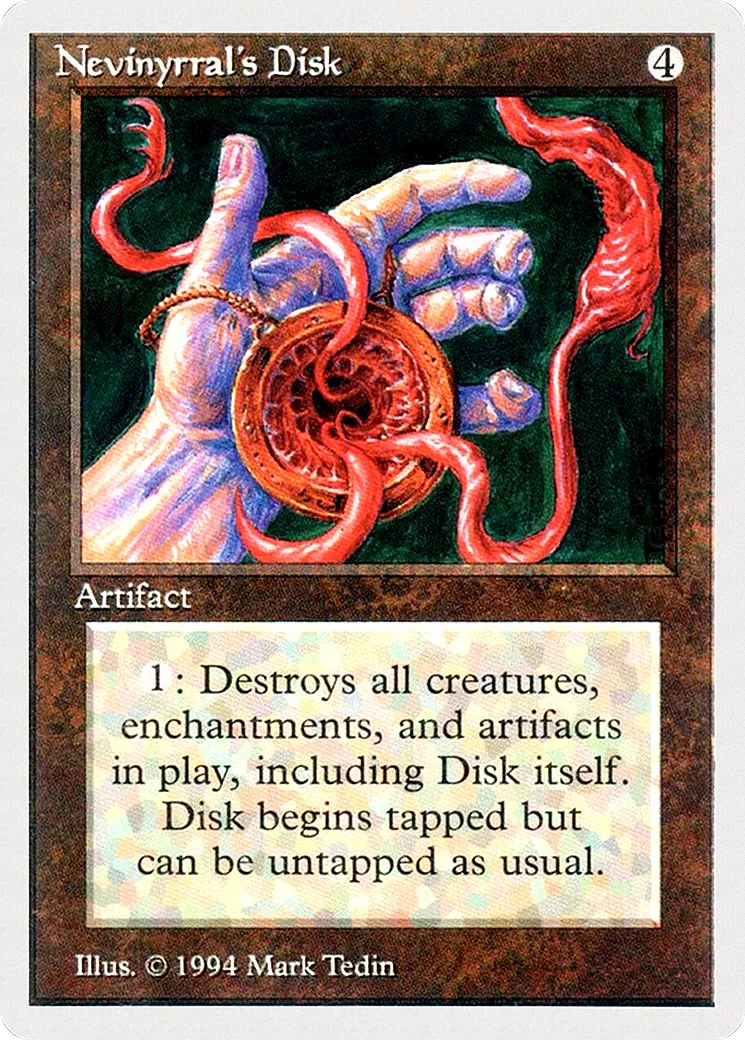 Nevinyrral's Disk — Summer Magic / Edgar — Magic: The Gathering