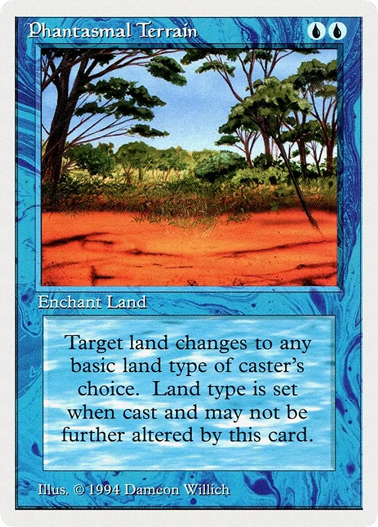 Phantasmal Terrain — Summer Magic / Edgar — Magic: The Gathering