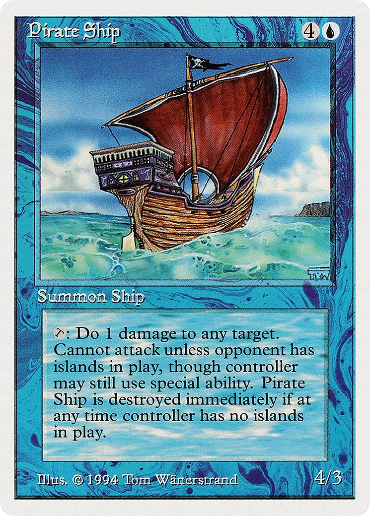 Pirate Ship — Summer Magic / Edgar — Magic: The Gathering