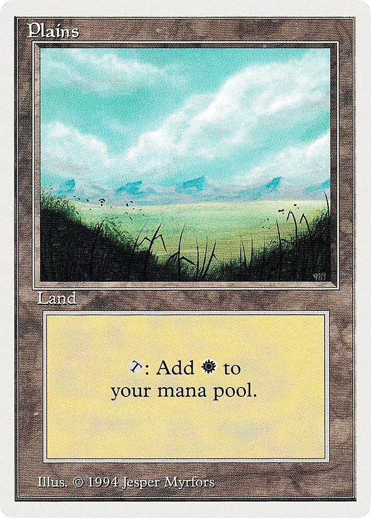 Plains — Summer Magic / Edgar — Magic: The Gathering