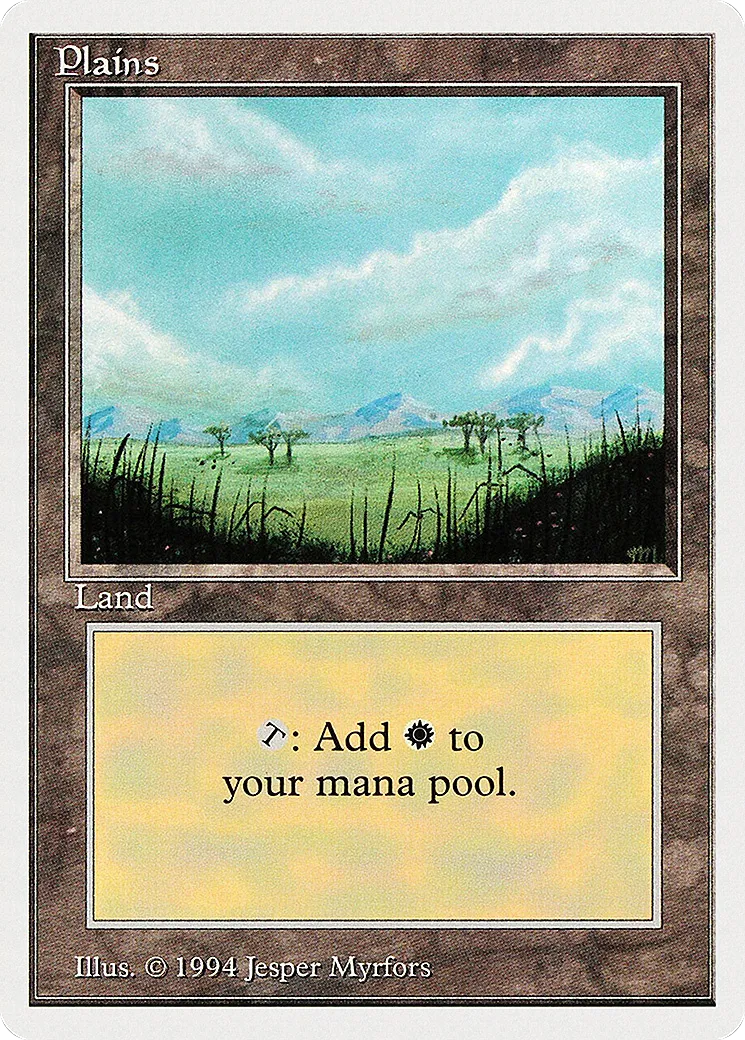 Plains — Summer Magic / Edgar — Magic: The Gathering