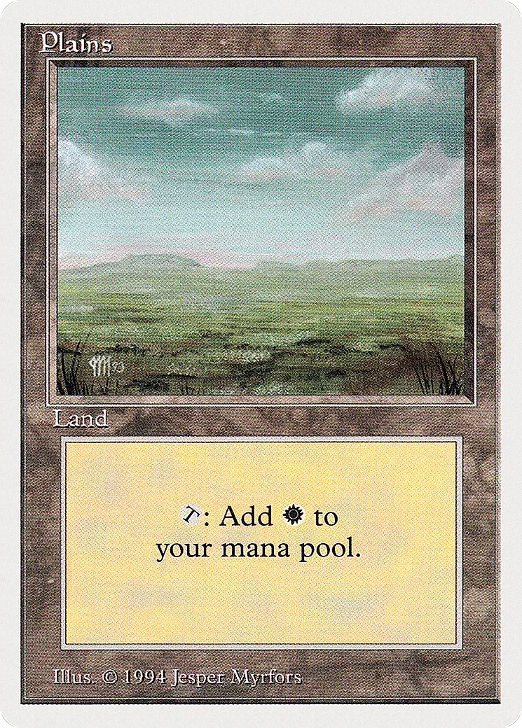 Plains — Summer Magic / Edgar — Magic: The Gathering
