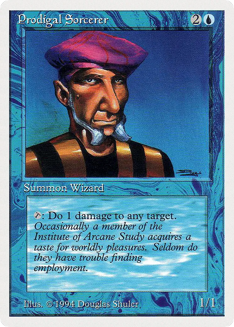 Prodigal Sorcerer — Summer Magic / Edgar — Magic: The Gathering