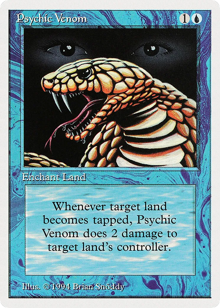 Psychic Venom — Summer Magic / Edgar — Magic: The Gathering