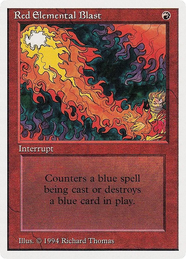 Red Elemental Blast — Summer Magic / Edgar — Magic: The Gathering