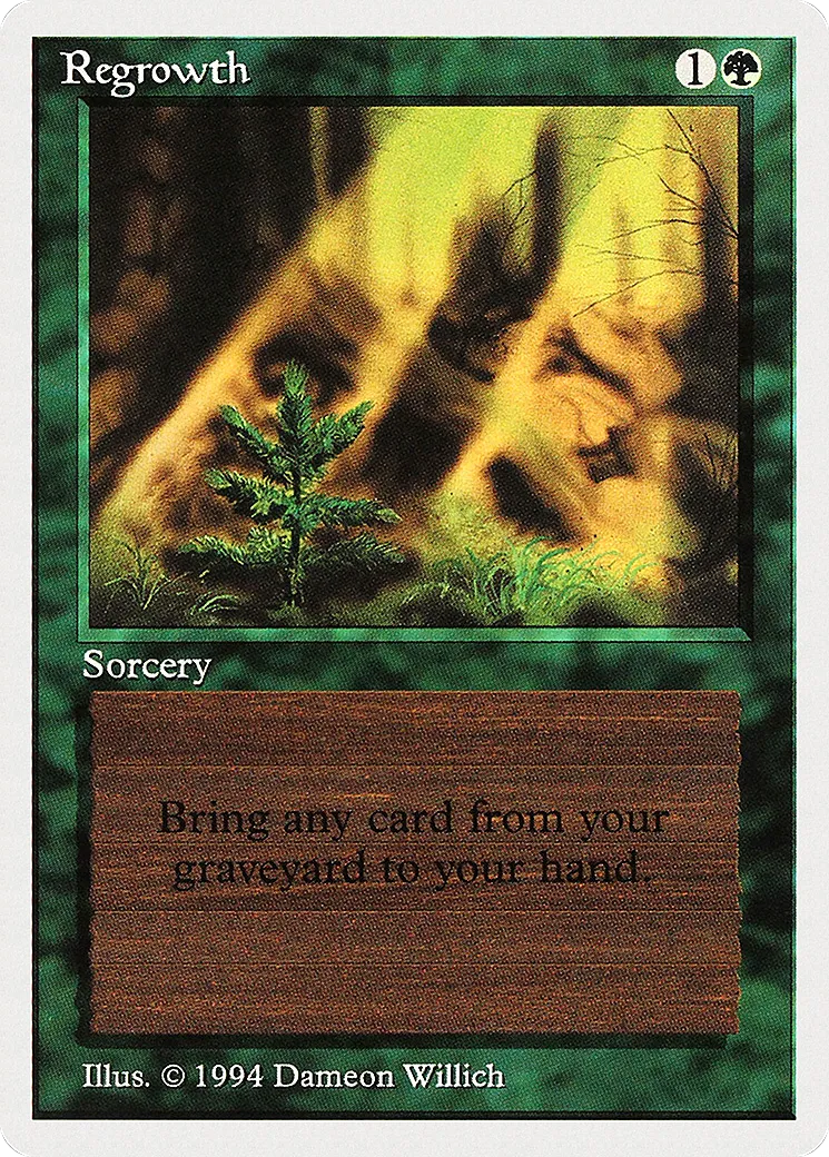 Regrowth — Summer Magic / Edgar — Magic: The Gathering