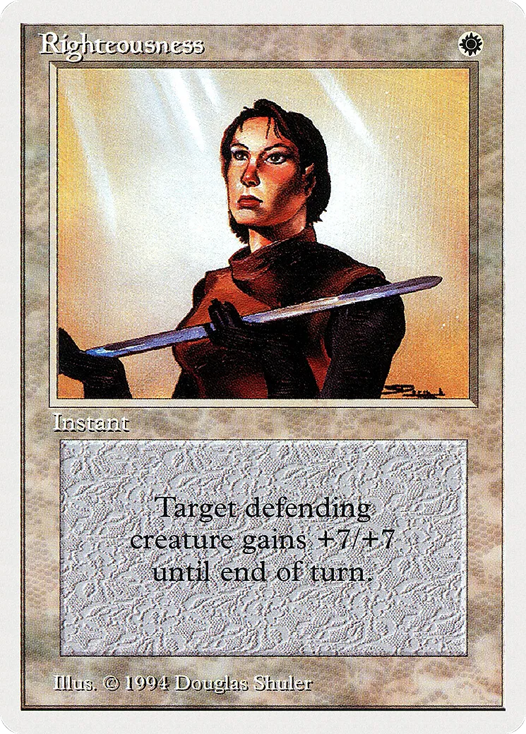 Righteousness — Summer Magic / Edgar — Magic: The Gathering