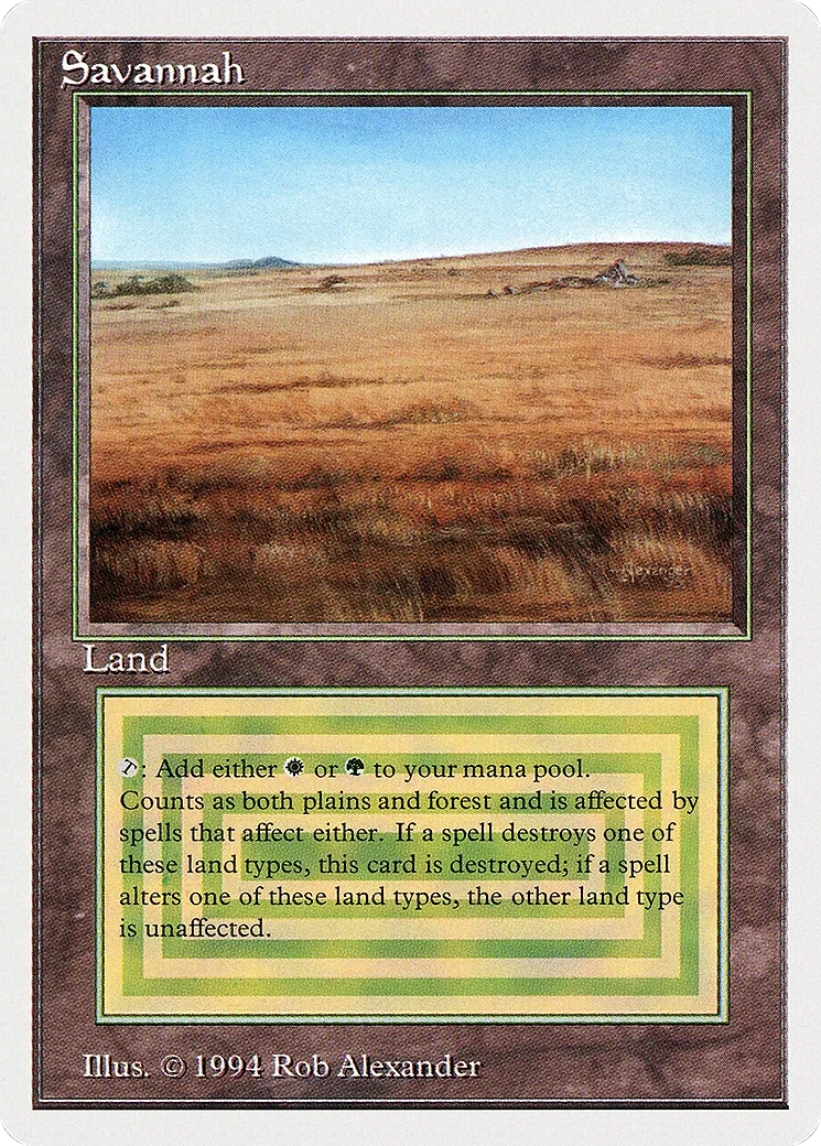 Savannah — Summer Magic / Edgar — Magic: The Gathering