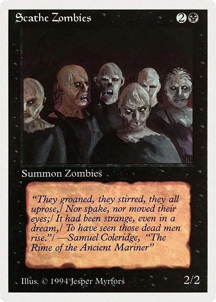 Scathe Zombies — Summer Magic / Edgar — Magic: The Gathering