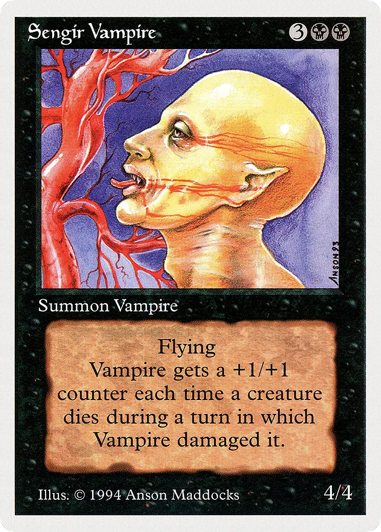 Sengir Vampire — Summer Magic / Edgar — Magic: The Gathering