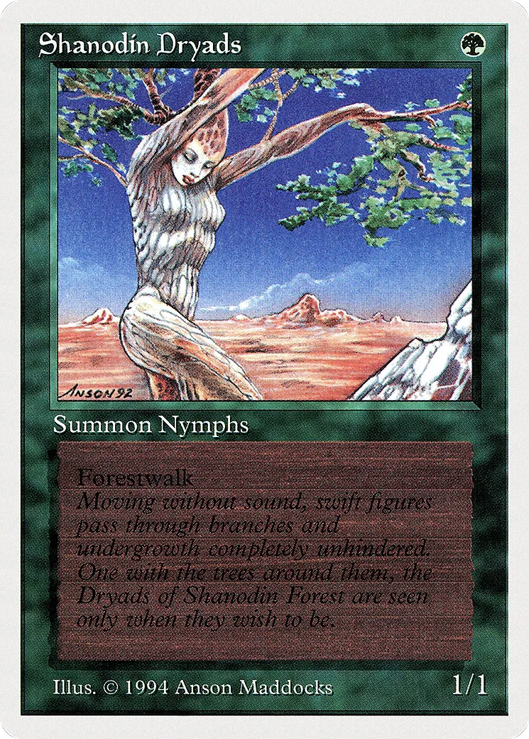 Shanodin Dryads — Summer Magic / Edgar — Magic: The Gathering