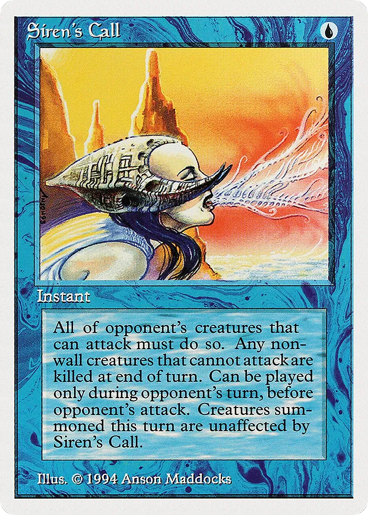 Siren's Call — Summer Magic / Edgar — Magic: The Gathering