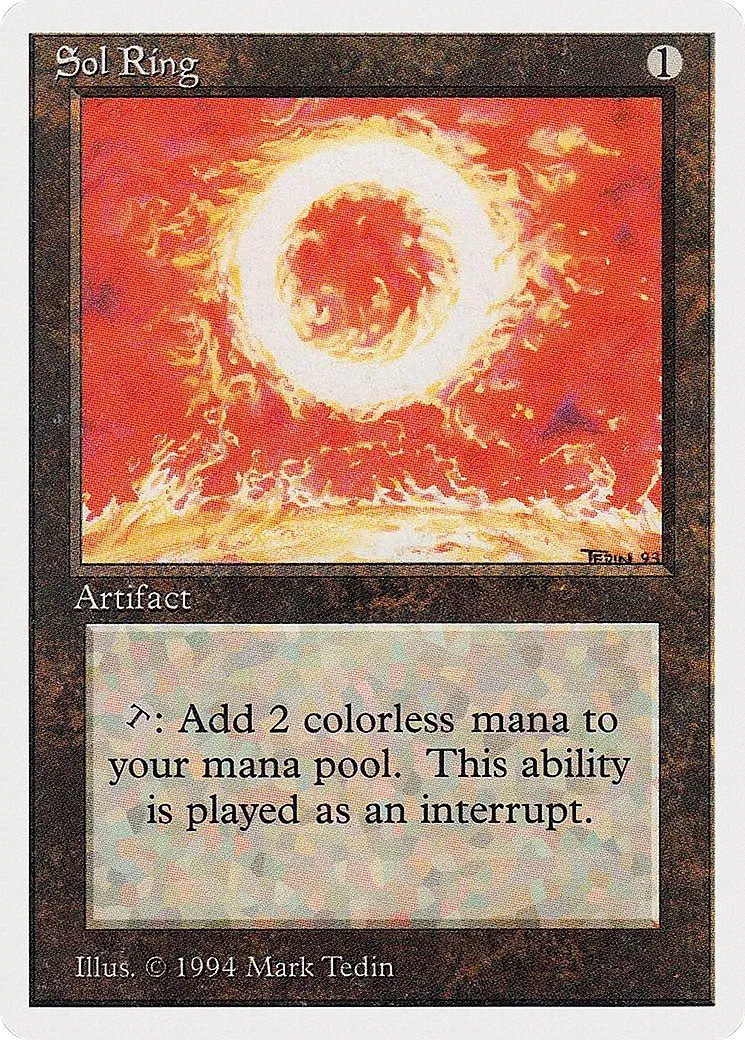 Sol Ring — Summer Magic / Edgar — Magic: The Gathering