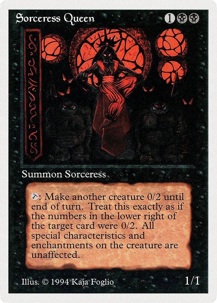 Sorceress Queen — Summer Magic / Edgar — Magic: The Gathering