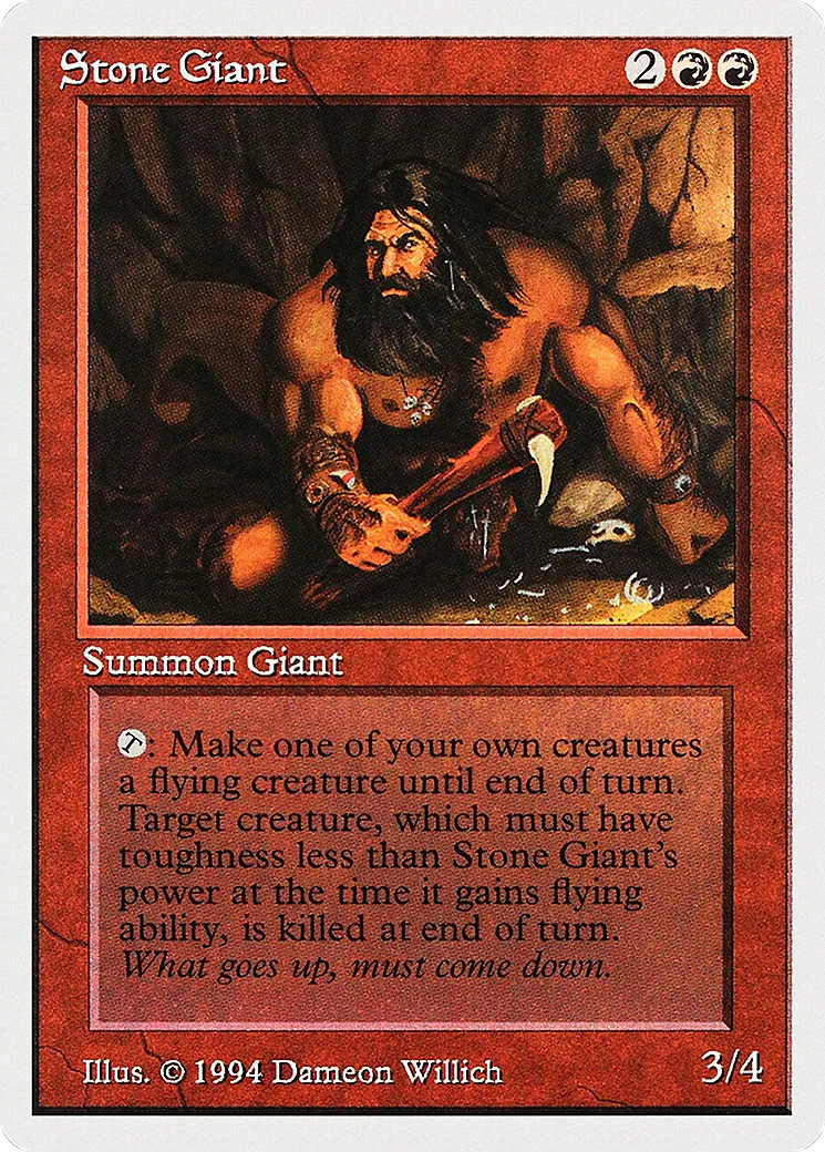 Stone Giant — Summer Magic / Edgar — Magic: The Gathering