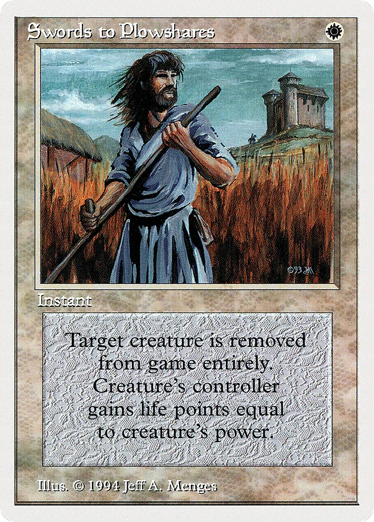 Swords to Plowshares — Summer Magic / Edgar — Magic: The Gathering