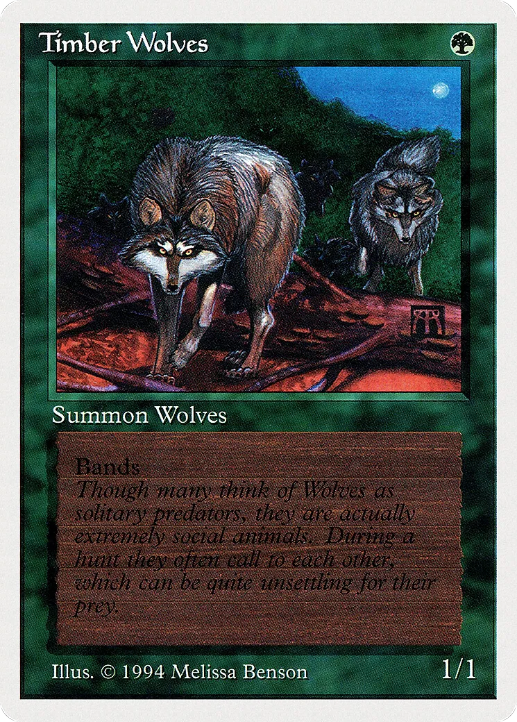 Timber Wolves — Summer Magic / Edgar — Magic: The Gathering