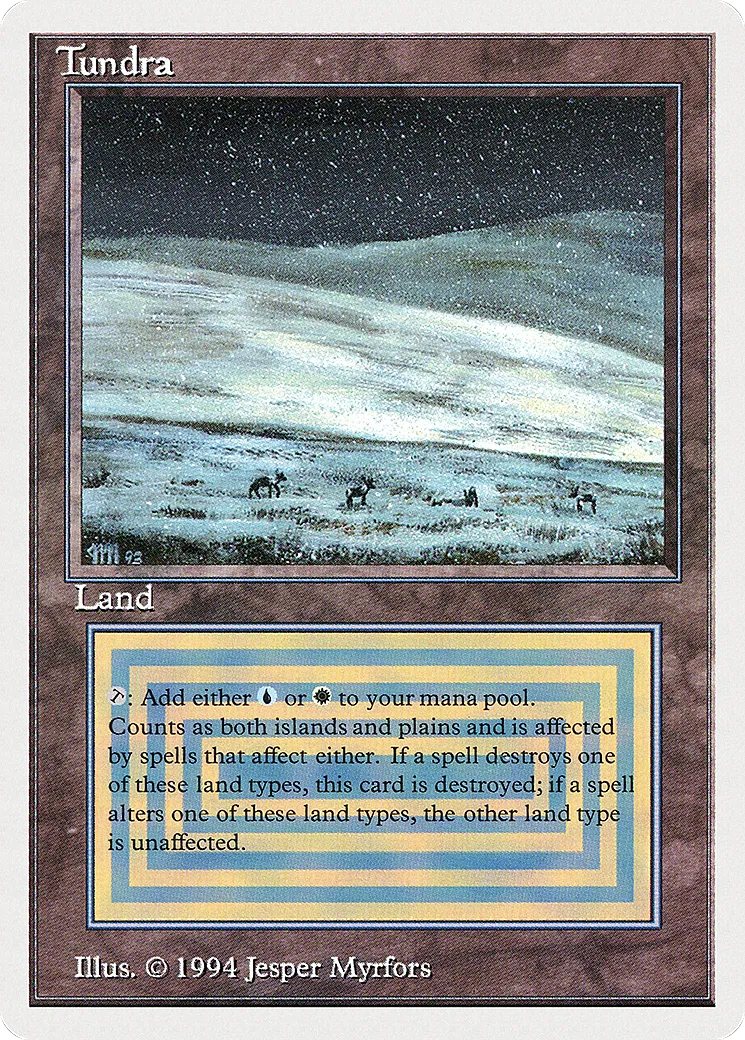 Tundra — Summer Magic / Edgar — Magic: The Gathering