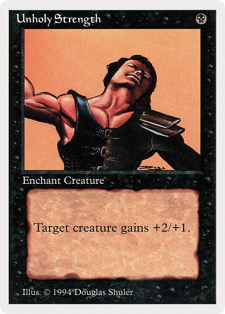 Unholy Strength — Summer Magic / Edgar — Magic: The Gathering