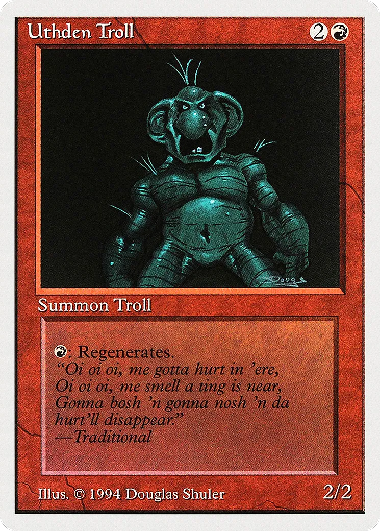 Uthden Troll — Summer Magic / Edgar — Magic: The Gathering