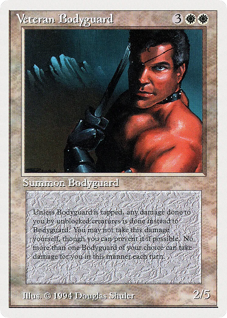 Veteran Bodyguard — Summer Magic / Edgar — Magic: The Gathering