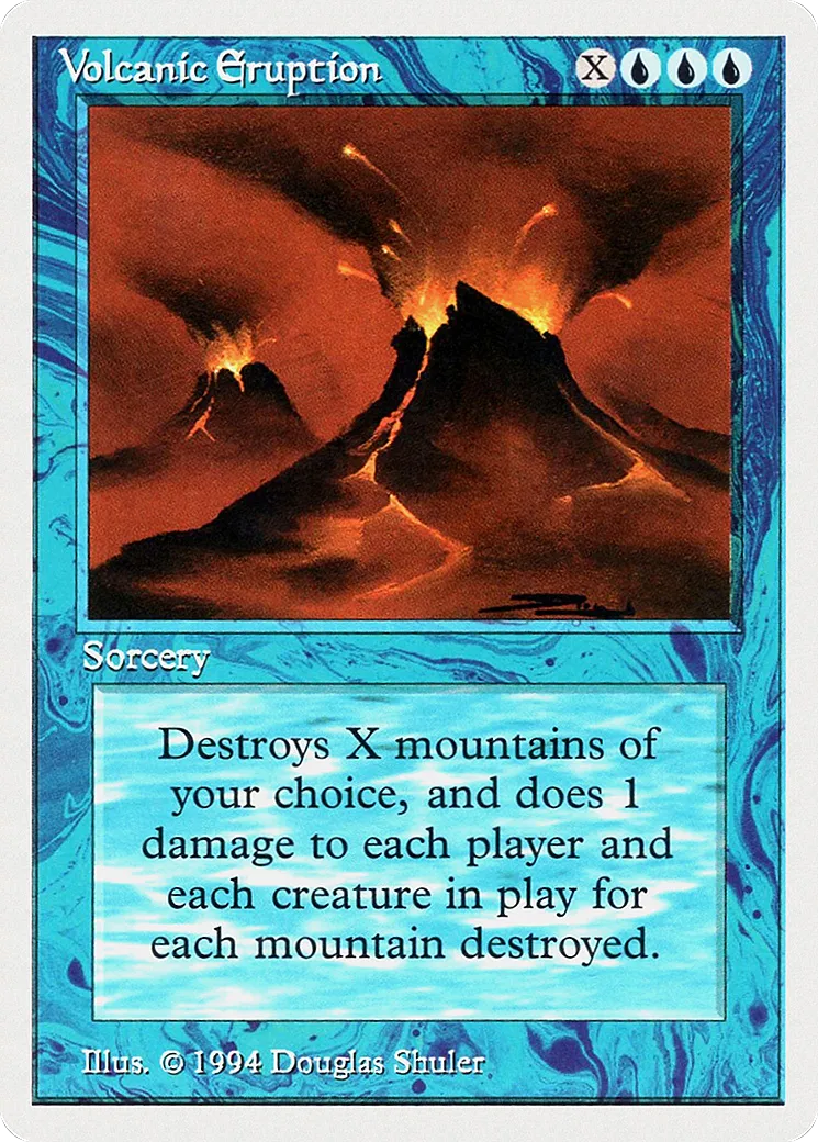 Volcanic Eruption — Summer Magic / Edgar — Magic: The Gathering