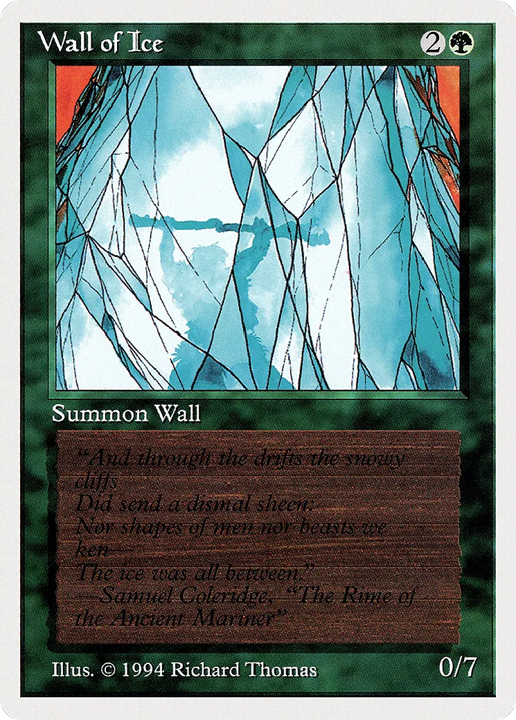 Wall of Ice — Summer Magic / Edgar — Magic: The Gathering