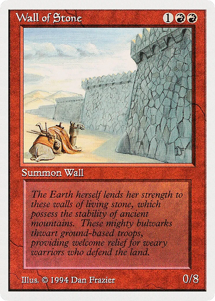 Wall of Stone — Summer Magic / Edgar — Magic: The Gathering