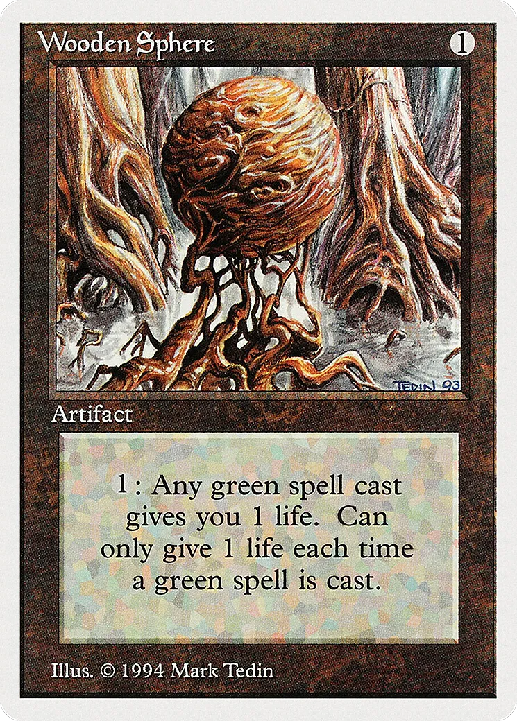 Wooden Sphere — Summer Magic / Edgar — Magic: The Gathering