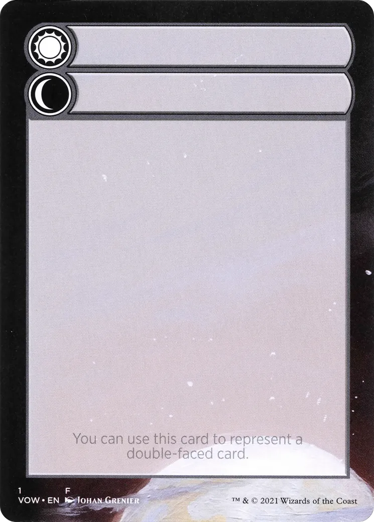Double-Faced Substitute Card — Innistrad: Crimson Vow Substitute Cards — Magic: The Gathering