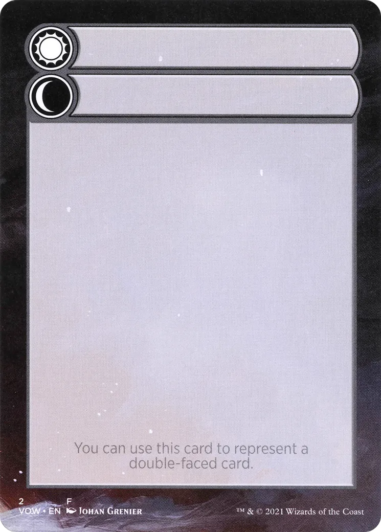 Double-Faced Substitute Card — Innistrad: Crimson Vow Substitute Cards — Magic: The Gathering
