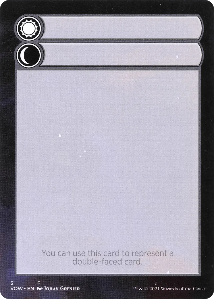 Double-Faced Substitute Card — Innistrad: Crimson Vow Substitute Cards — Magic: The Gathering