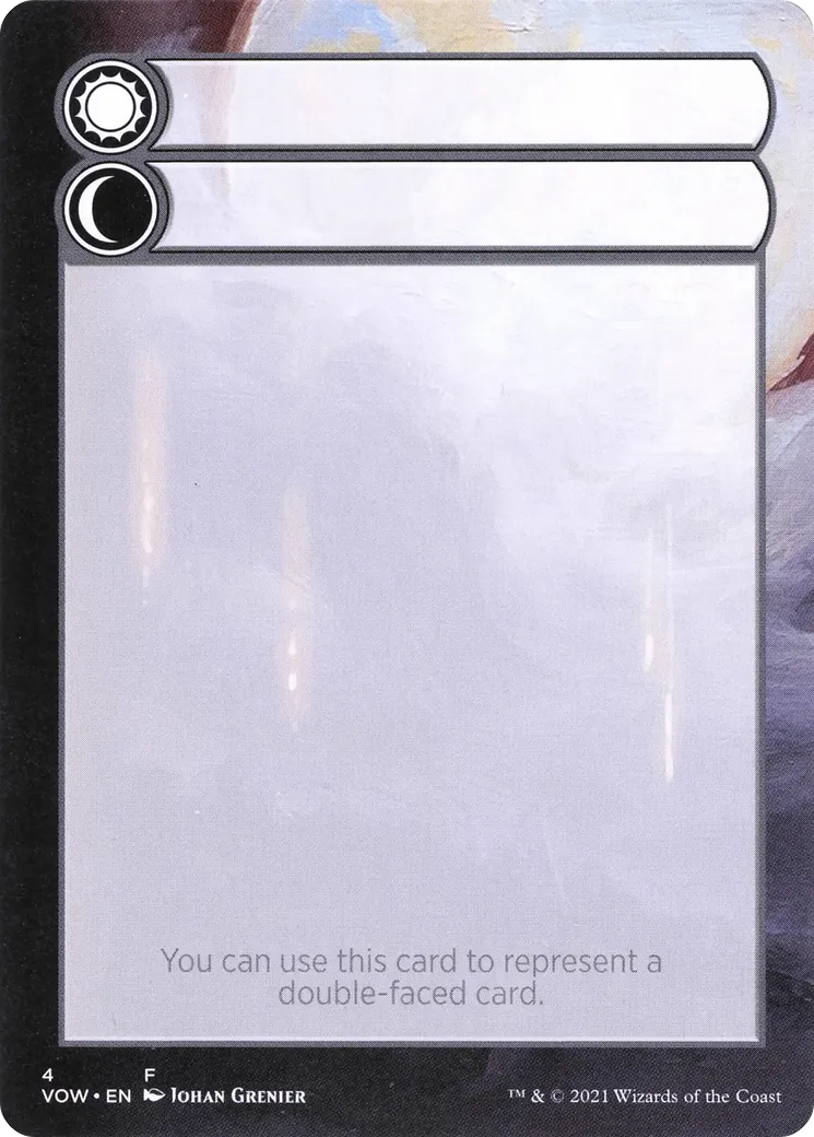 Double-Faced Substitute Card — Innistrad: Crimson Vow Substitute Cards — Magic: The Gathering