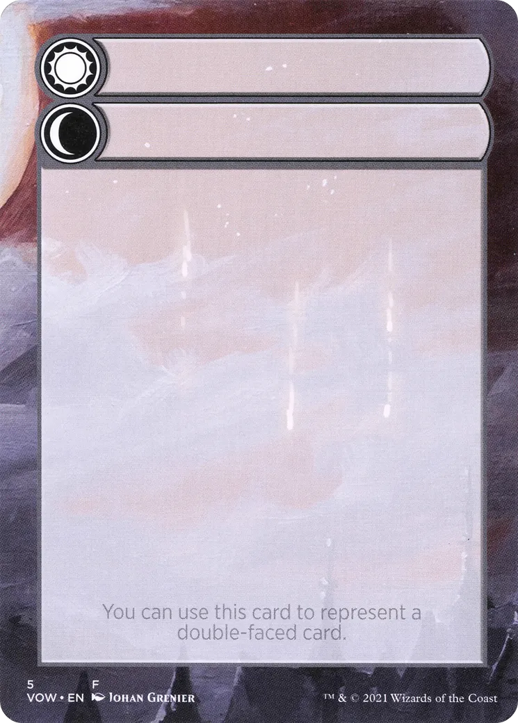 Double-Faced Substitute Card — Innistrad: Crimson Vow Substitute Cards — Magic: The Gathering