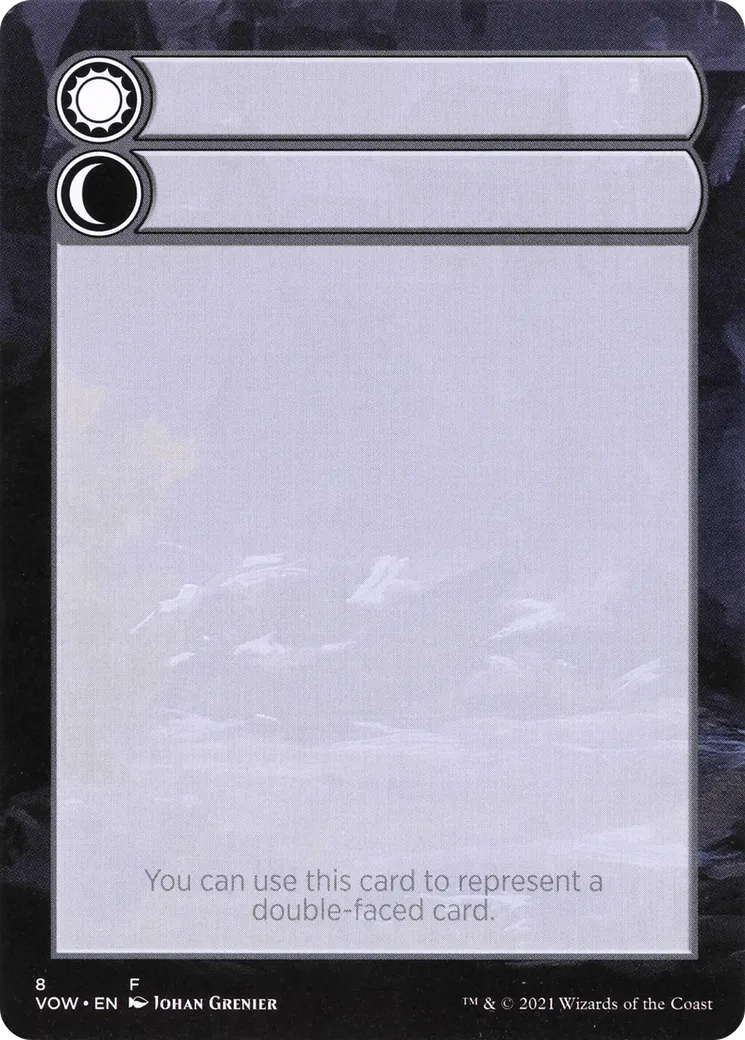 Double-Faced Substitute Card — Innistrad: Crimson Vow Substitute Cards — Magic: The Gathering