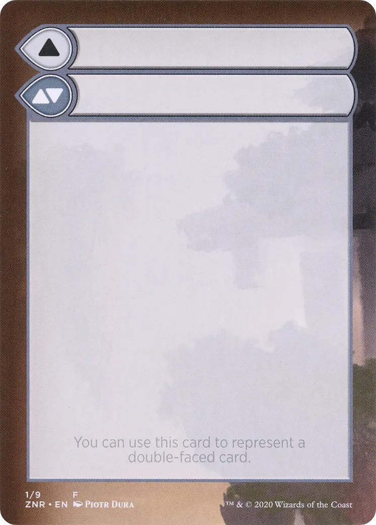 Double-Faced Substitute Card — Zendikar Rising Substitute Cards — Magic: The Gathering