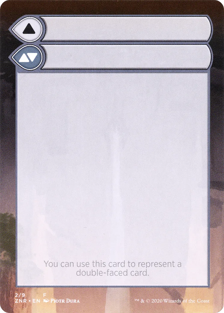 Double-Faced Substitute Card — Zendikar Rising Substitute Cards — Magic: The Gathering