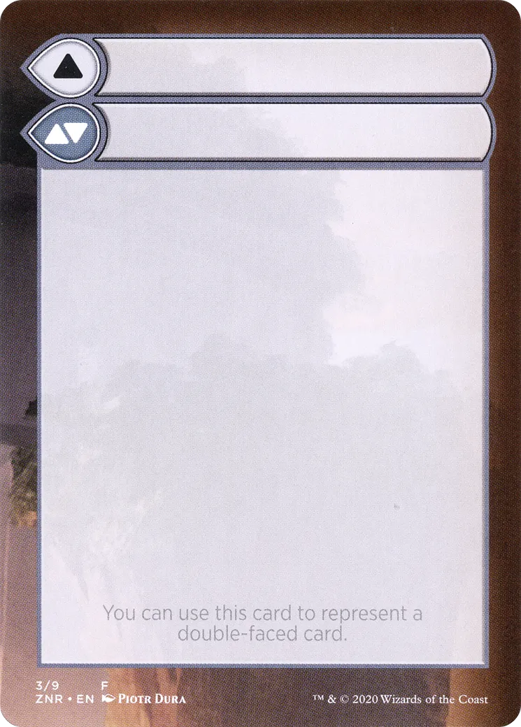 Double-Faced Substitute Card — Zendikar Rising Substitute Cards — Magic: The Gathering