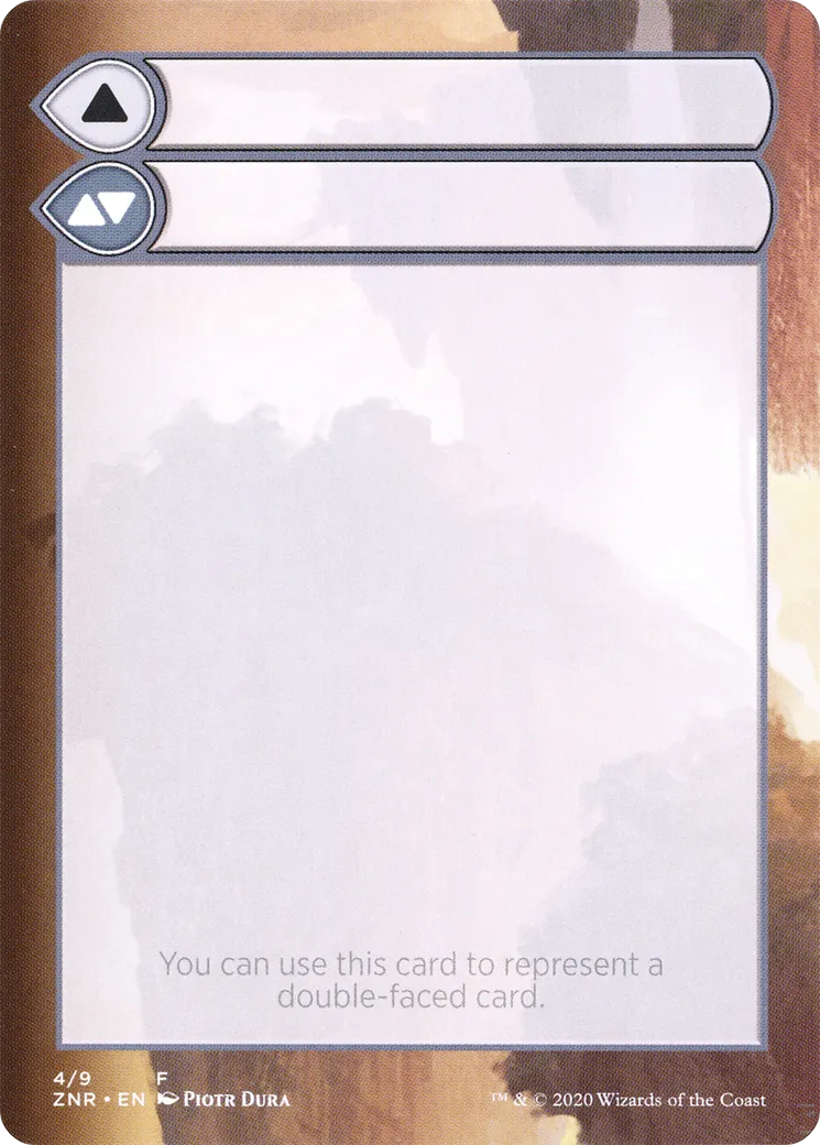 Double-Faced Substitute Card — Zendikar Rising Substitute Cards — Magic: The Gathering