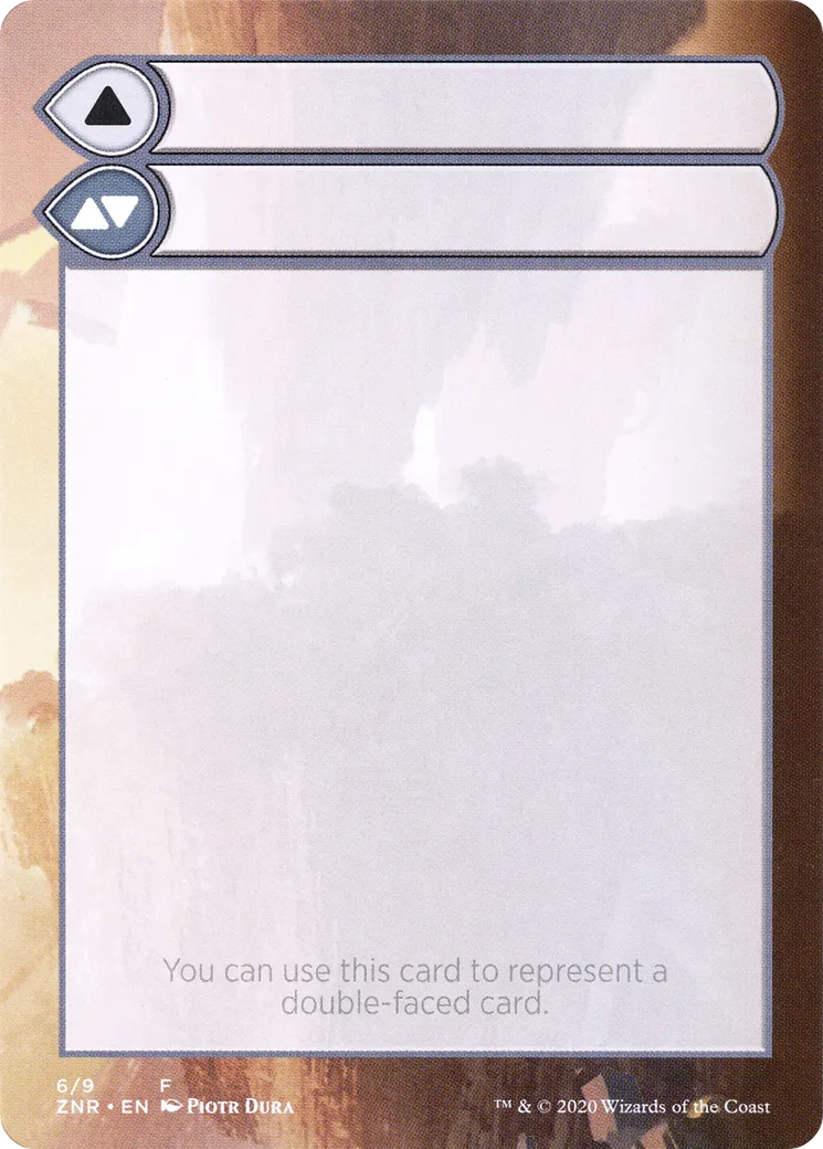 Double-Faced Substitute Card — Zendikar Rising Substitute Cards — Magic: The Gathering