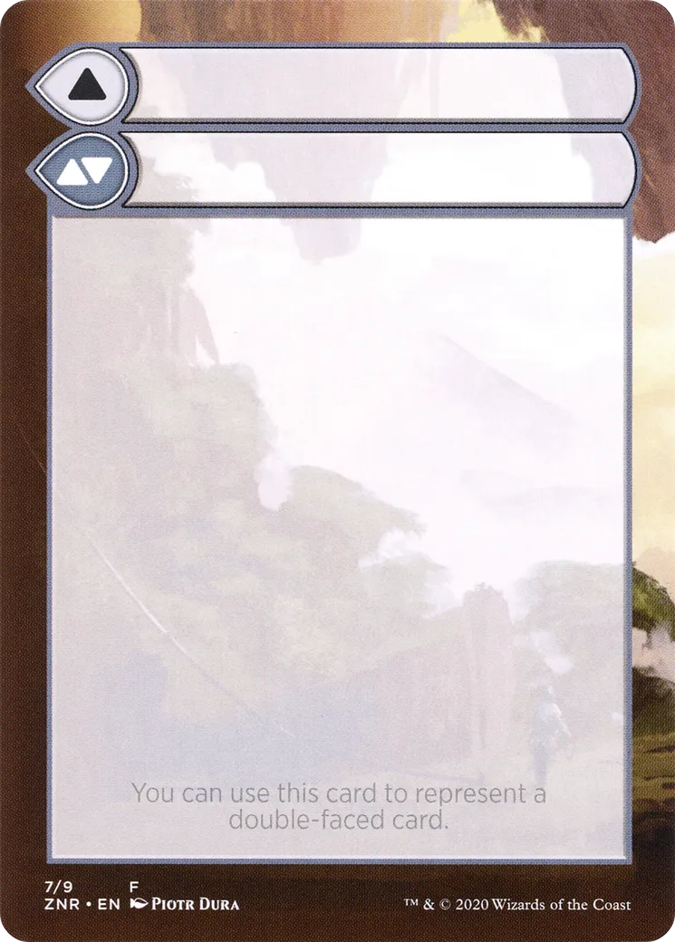 Double-Faced Substitute Card — Zendikar Rising Substitute Cards — Magic: The Gathering
