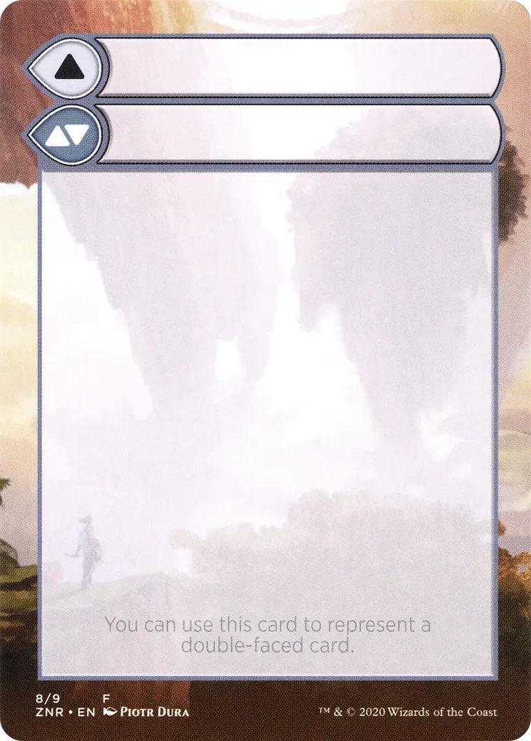 Double-Faced Substitute Card — Zendikar Rising Substitute Cards — Magic: The Gathering