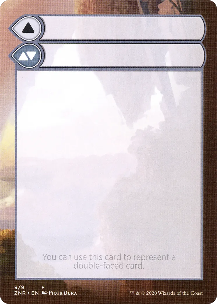 Double-Faced Substitute Card — Zendikar Rising Substitute Cards — Magic: The Gathering