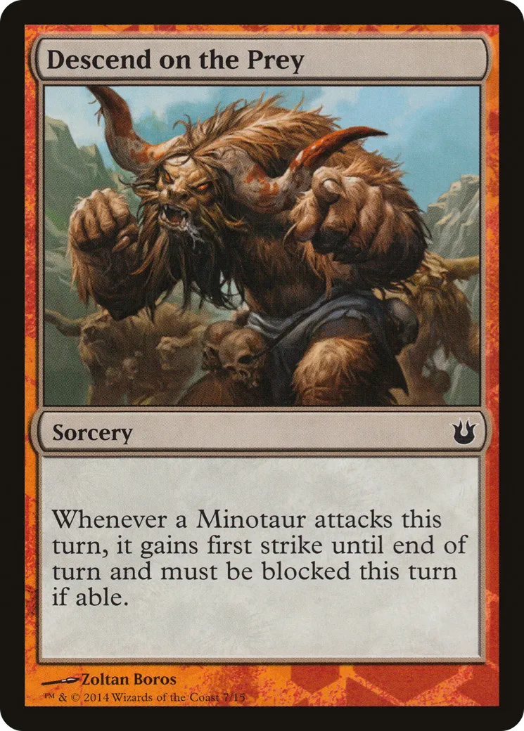 Descend on the Prey — Battle the Horde — Magic: The Gathering