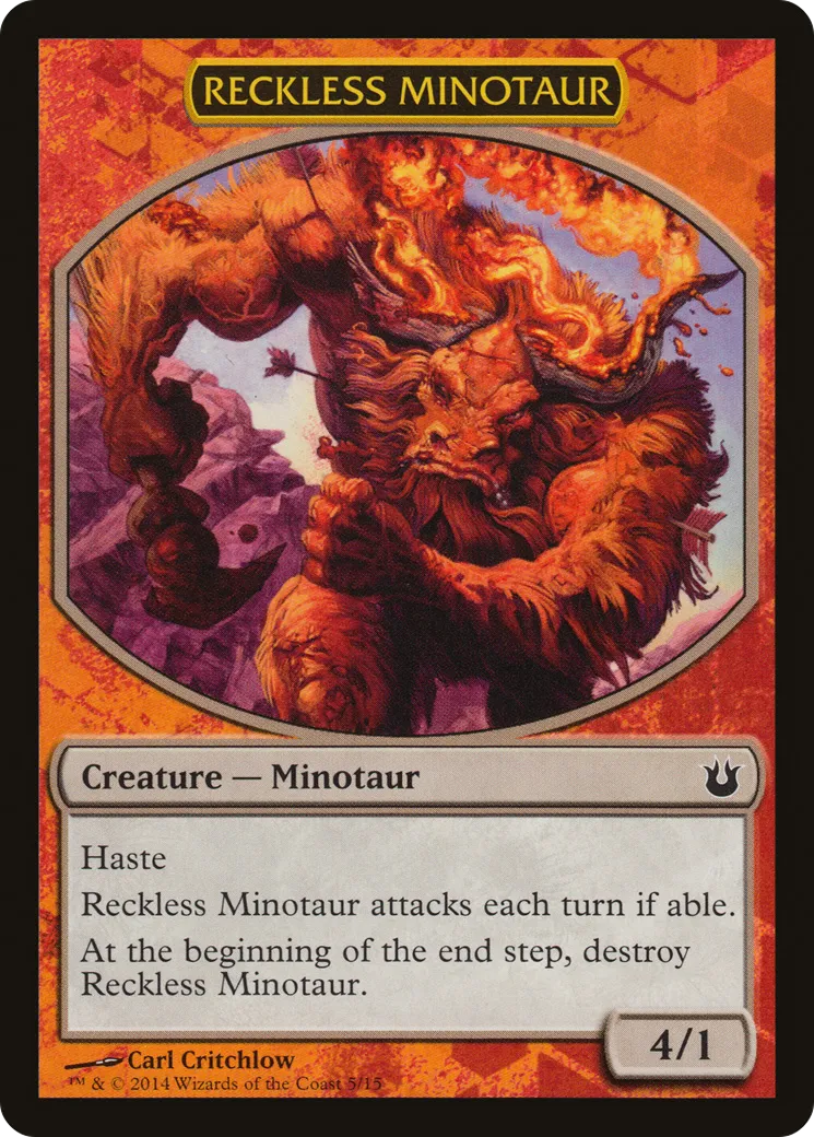 Reckless Minotaur — Battle the Horde — Magic: The Gathering